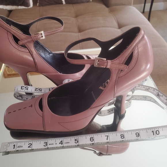 💯 Prada Vero Cuoio Ankle Strap Heels - Picture 12 of 16